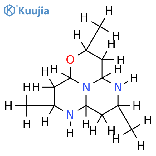 2t,5c,8c-trimethyl-(3ar,6at,9ac)-decahydro-1-oxa-4,7,9b-triaza-phenalene structure