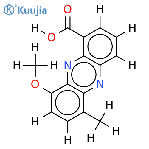 1-Methoxy-4-methyl-phenazin-9-carbonsaeure (?) structure