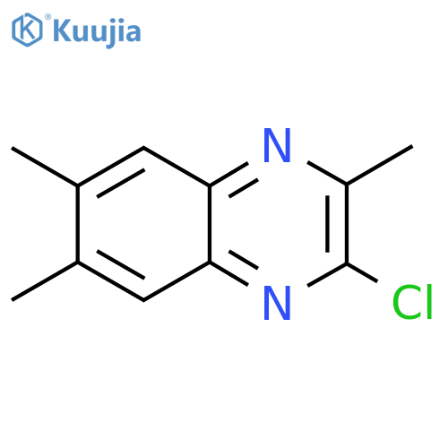 2-Chloro-3,6,7-trimethylquinoxaline structure