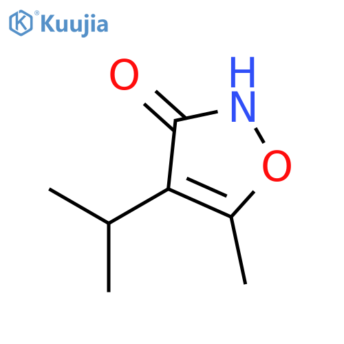 3(2H)-Isoxazolone, 5-methyl-4-(1-methylethyl)- structure