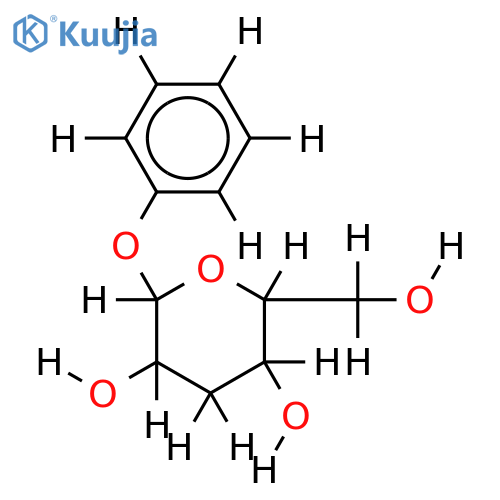 phenyl-(alpha-D-ribo-3-deoxy-hexopyranoside) structure