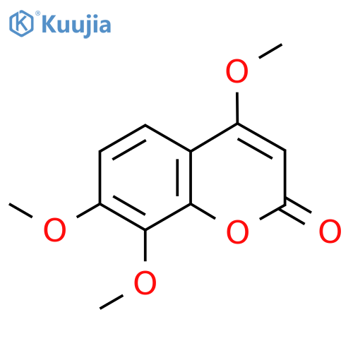 4,7,8-Trimethoxy-coumarin structure