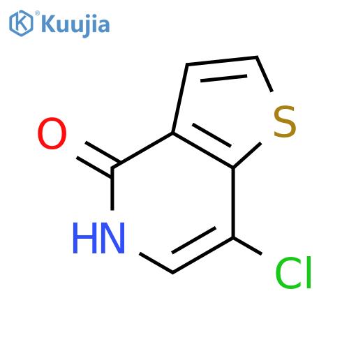 7-chloro-4H,5H-thieno3,2-cpyridin-4-one structure