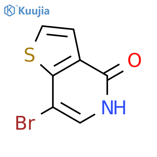 7-bromothieno[3,2-c]pyridin-4-ol structure