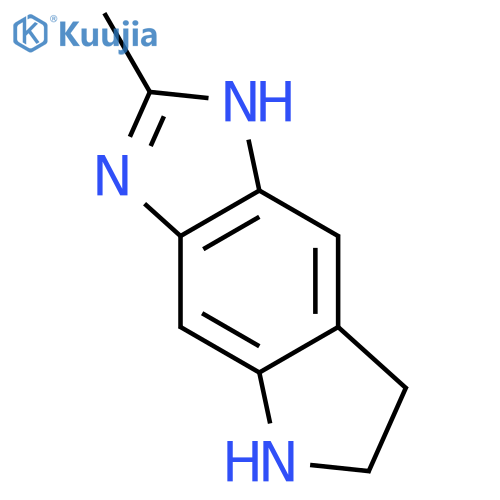 Pyrrolo[2,3-f]benzimidazole,3,5,6,7-tetrahydro-2-methyl- structure
