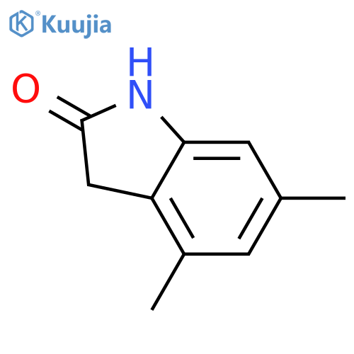 4,6-dimethyl-2,3-dihydro-1H-indol-2-one structure