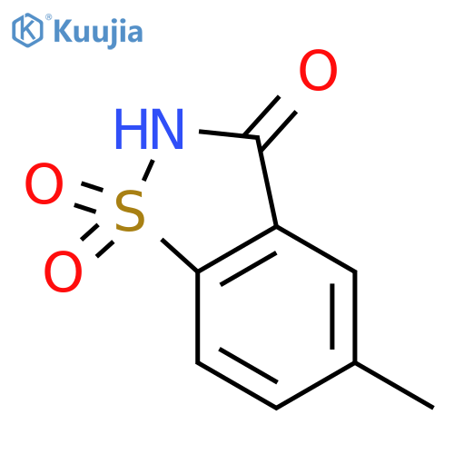 5-methyl-2,3-dihydro-1lambda6,2-benzothiazole-1,1,3-trione structure