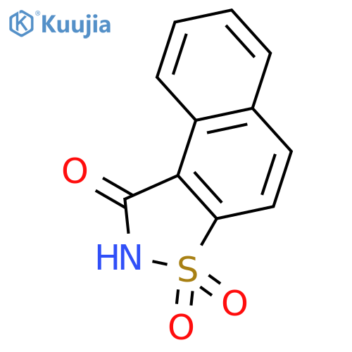 Naphth[1,2-d]isothiazol-1(2H)-one, 3,3-dioxide structure