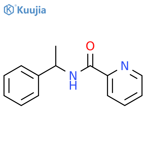 2-Pyridinecarboxamide, N-(1-phenylethyl)- structure