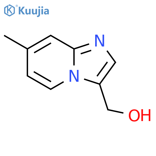 (7-methylimidazo1,2-apyridin-3-yl)methanol structure