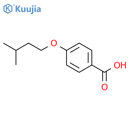4-(3-methylbutoxy)benzoic Acid structure