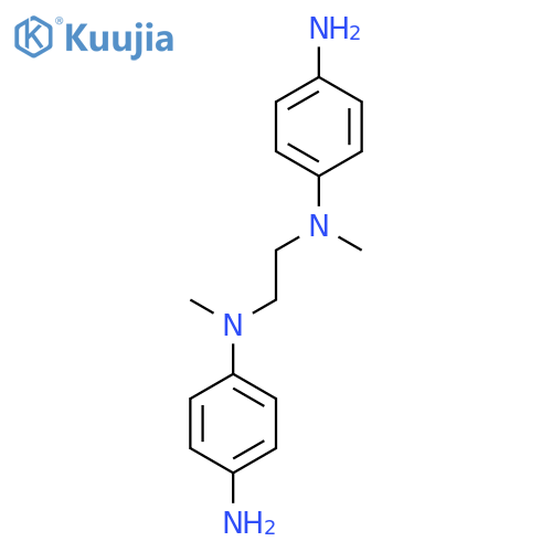 N1,N1'-(Ethane-1,2-diyl)bis(N1-methylbenzene-1,4-diamine) structure