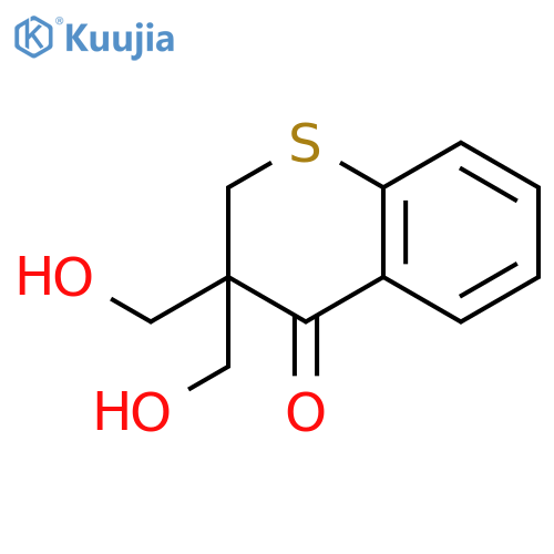 4H-1-Benzothiopyran-4-one,2,3-dihydro-3,3-bis(hydroxymethyl)- structure