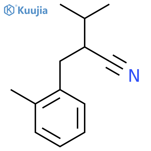 3-Methyl-2-(O-methylbenzyl)butanenitrile structure