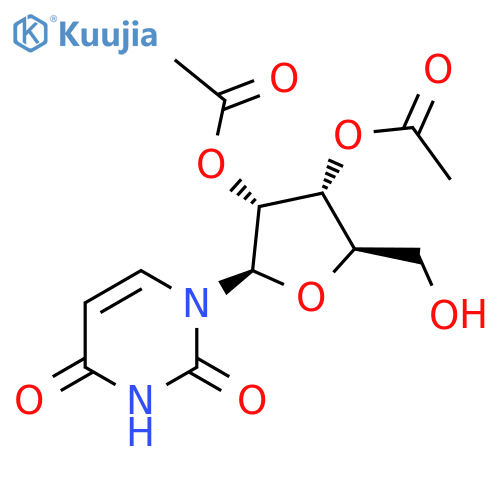 2',3'-Di-O-acetyl-D-uridine structure