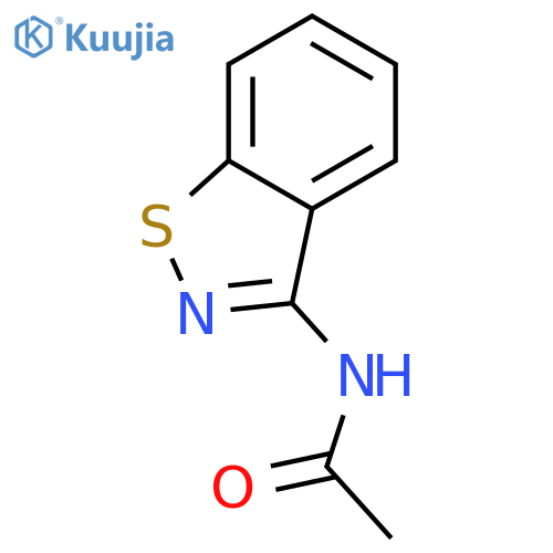 Acetamide,N-1,2-benzisothiazol-3-yl- structure