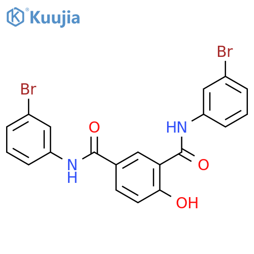 1,3-Benzenedicarboxamide,N1,N3-bis(3-bromophenyl)-4-hydroxy- structure