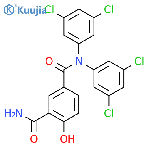 1,3-Benzenedicarboxamide,N1,N3-bis(3,5-dichlorophenyl)-4-hydroxy- structure