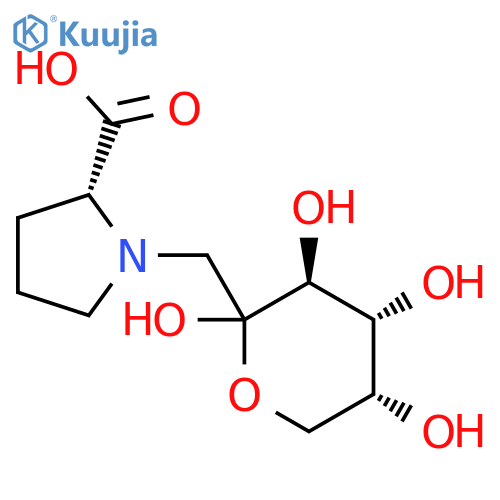 Fructose-proline (mixture of diastereomers) structure