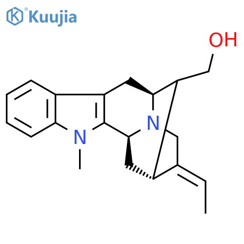 [(1S,12S,14R,15E)-15-Ethylidene-3-methyl-3,17-diazapentacyclo[12.3.1.02,10.04,9.012,17]octadeca-2(10),4,6,8-tetraen-13-yl]methanol structure