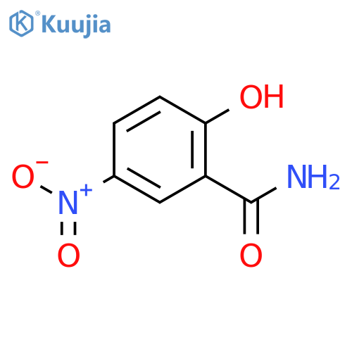 2-Hydroxy-5-nitrobenzamide structure