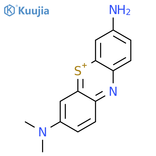 Phenothiazin-5-ium, 3-amino-7-(dimethylamino)- structure