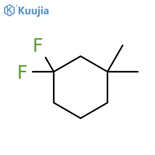 1,1-difluoro-3,3-dimethylcyclohexane structure