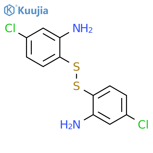 6,6'-Disulfanediylbis(3-chloroaniline) structure