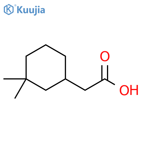 2-(3,3-dimethylcyclohexyl)acetic acid structure