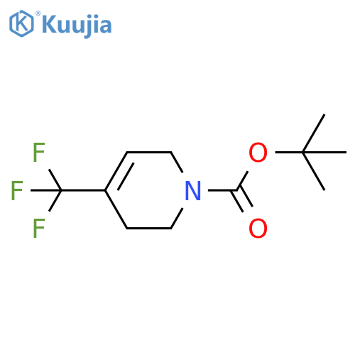 tert-butyl 4-(trifluoromethyl)-5,6-dihydropyridine-1(2H)-carboxylate structure