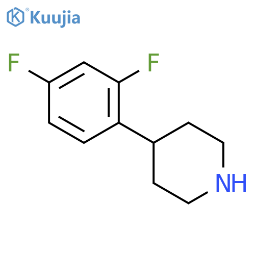 4-(2,4-Difluorophenyl)piperidine structure