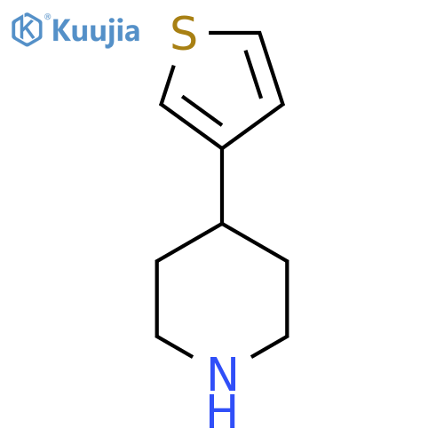 4-(Thiophen-3-yl)piperidine structure