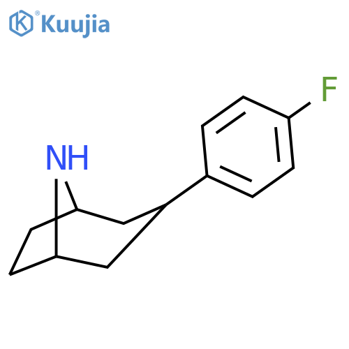 3-(4-Fluorophenyl)-8-azabicyclo[3.2.1]octane structure