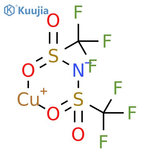 Copper bis(trifluoromethylsulfonyl)imide structure
