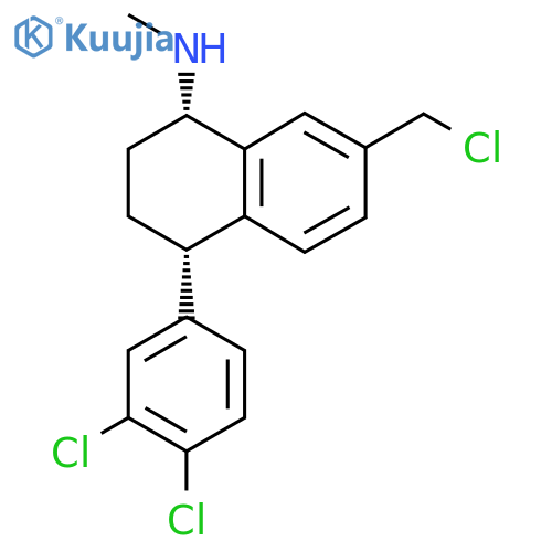 (1S,4S)-7-(Chloromethyl)-4-(3,4-dichlorophenyl)-1,2,3,4-tetrahydro-N-methyl-1-naphthalenamine structure