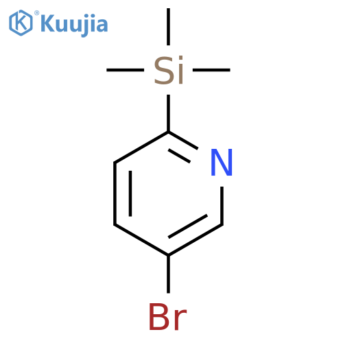 5-Bromo-2-(trimethylsilyl)pyridine structure
