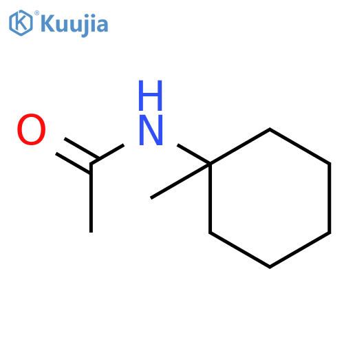 Acetamide, N-(1-methylcyclohexyl)- structure