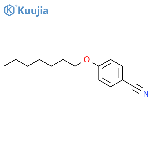 Benzonitrile,4-(heptyloxy)- structure