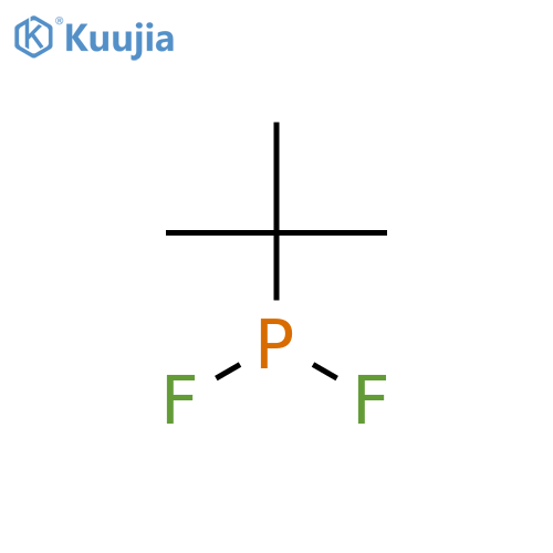 Phosphonous difluoride,(1,1-dimethylethyl)- (9CI) structure