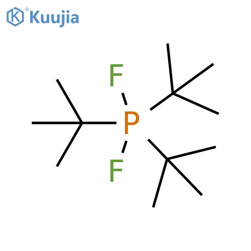 Tri-tert-butyl(difluoro)-lambda~5~-phosphane structure