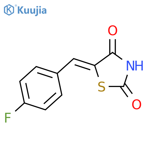 2,4-Thiazolidinedione,5-[(4-fluorophenyl)methylene]-, (5Z)- structure