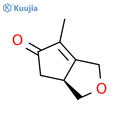 1H-Cyclopenta[c]furan-5(3H)-one, 3a,4-dihydro-6-methyl-, (3aS)- structure