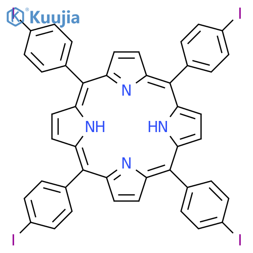 21H,23H-Porphine, 5,10,15,20-tetrakis(4-iodophenyl)- structure
