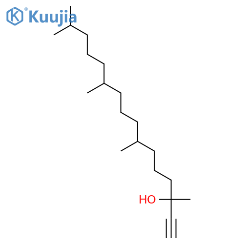 3,7,11,15-Tetramethylhexadec-1-yn-3-ol structure