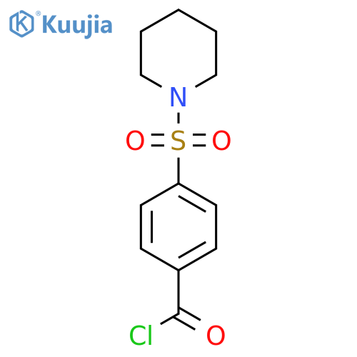 4-(Piperidin-1-ylsulfonyl)benzoyl chloride structure