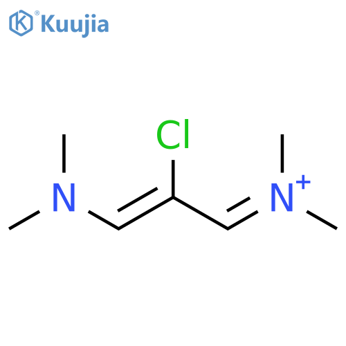 Methanaminium, N-[(2Z)-2-chloro-3-(dimethylamino)-2-propen-1-ylidene]-N-methyl- structure