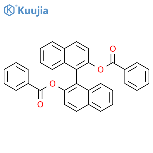 [1,1'-Binaphthalene]-2,2'-diol,dibenzoate, (1S)- (9CI) structure