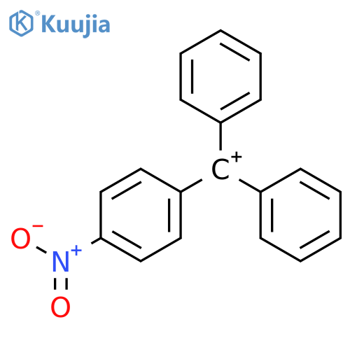 Methylium, (4-nitrophenyl)diphenyl- structure