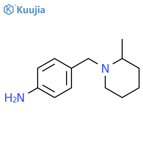 4-(2-methylpiperidin-1-yl)methylaniline structure