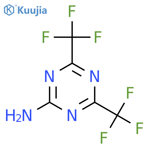 1,3,5-Triazin-2-amine,4,6-bis(trifluoromethyl)- structure